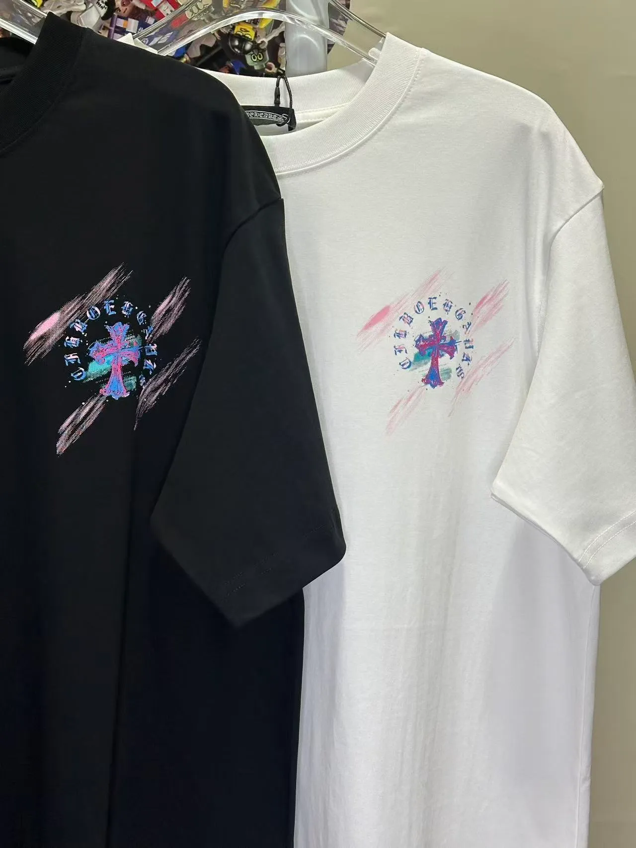L 26854# 𝗖𝗵𝗿𝗼𝗺𝗲 𝗛𝗲𝗮𝗿𝘁𝘀 2026 New Arrival Original ！ ： ！ ！ ：Black White SIZE：S-XXL